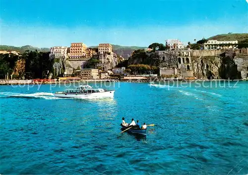 AK / Ansichtskarte Sorrento_Campania gli alberghi visti dal mare Sorrento Campania