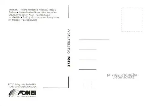 AK / Ansichtskarte Trnava Kirchen Denkmal Trnava