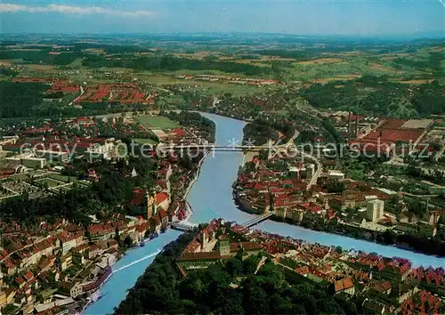 AK / Ansichtskarte Steyr_Enns_Oberoesterreich Fliegeraufnahme Steyr_Enns