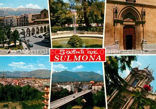 AK / Ansichtskarte Sulmona  Sulmona