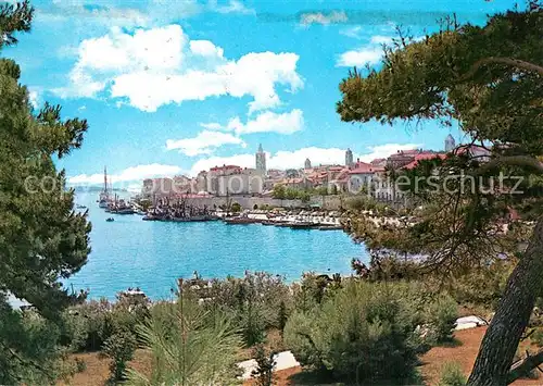 AK / Ansichtskarte Rab_Kroatien Panorama Hafen Altstadt Rab_Kroatien