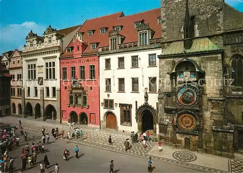 AK / Ansichtskarte Praha_Prahy_Prague Altstaedter Rathaus Sonnenuhr Praha_Prahy_Prague
