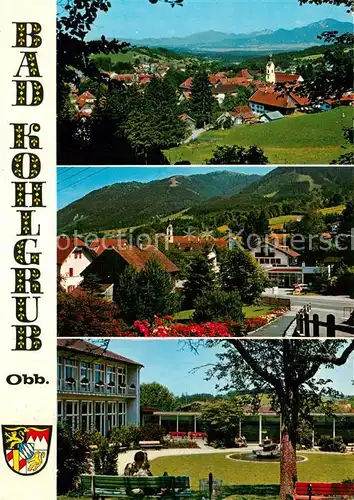 AK / Ansichtskarte Bad_Kohlgrub Panorama Kurgarten Bad_Kohlgrub