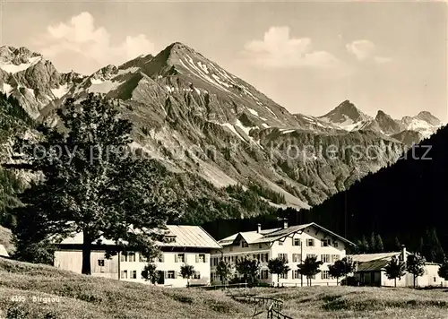 AK / Ansichtskarte Birgsau mit Allgaeuer Alpen Birgsau