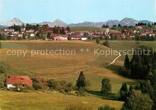 AK / Ansichtskarte Scheidegg_Allgaeu Panorama Scheidegg Allgaeu