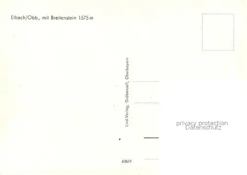 AK / Ansichtskarte Elbach_Miesbach mit Kirche und Breitenstein Elbach Miesbach