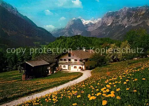 AK / Ansichtskarte Berchtesgaden Fruehling im Berchtesgadener Land  Berchtesgaden
