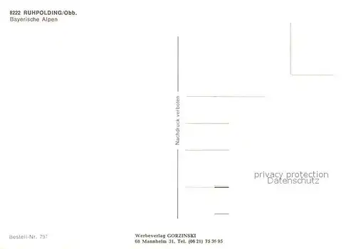 AK / Ansichtskarte Ruhpolding mit Rauschberg Ruhpolding