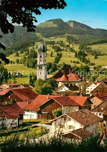 AK / Ansichtskarte Nesselwang mit Alpspitze Nesselwang
