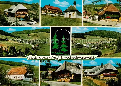 AK / Ansichtskarte Todtmoos Panorama Schwarzwaldhaeuser Todtmoos