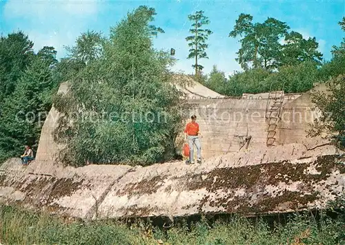 AK / Ansichtskarte Gierloz Fragment bylej kwatery wojennej Hitlera 