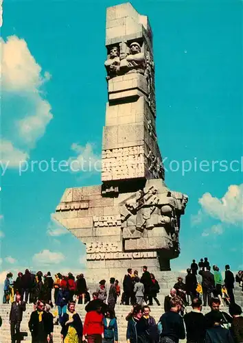 AK / Ansichtskarte Pomnik Bohaterow Westerplatte 1939 1945 Pomnik