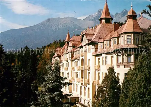 AK / Ansichtskarte Vysoke_Tatry Grand hotel Praha v Tatranskej Lomnici Vysoke Tatry