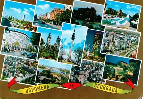 AK / Ansichtskarte Beograd_Belgrad Teilansichten Beograd Belgrad