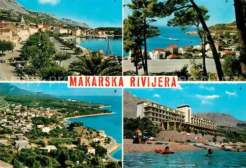 AK / Ansichtskarte Makarska_Dalmatien Podgora Baska Voda Tucepi Makarska Dalmatien