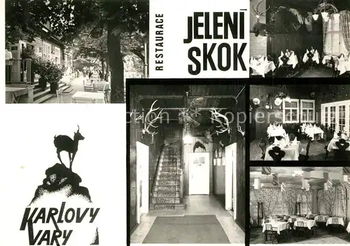AK / Ansichtskarte Karlovy_Vary Restaurace a kavarna Jeleni Skok Karlovy Vary