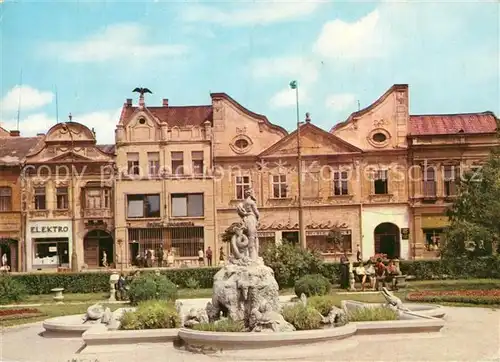 AK / Ansichtskarte Presov_Eperjes Haeuser an der Ostseite des historischen Hauptplatzes Presov Eperjes