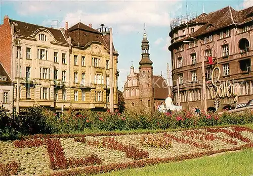AK / Ansichtskarte Bydgoszcz Plac Zjednoczenia w glebi Kosciol klarysek Bydgoszcz