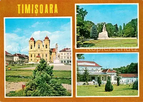 AK / Ansichtskarte Timisoara Piata Unirii Restaurantul Padurea Verde Timisoara