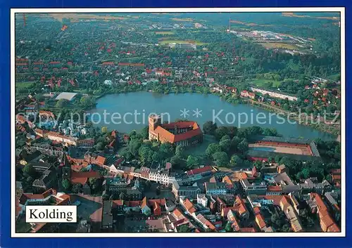 AK / Ansichtskarte Kolding Fliegeraufnahme Kolding