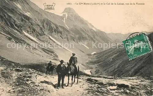 AK / Ansichtskarte Albertville_Savoie La Gde Motte et le Col de la Leisse vus de la Vanoise Albertville_Savoie