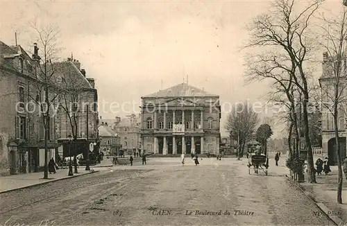 AK / Ansichtskarte Caen Le Boulevard du Theatre Caen