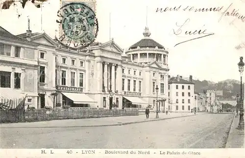 AK / Ansichtskarte Lyon_France Boulevard du Nord Le Palais de Glace Lyon France