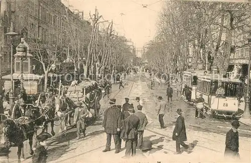 AK / Ansichtskarte Marseille_Bouches du Rhone Strassenpartie Marseille