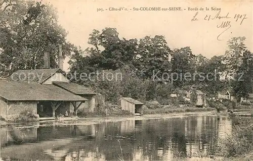 AK / Ansichtskarte Sainte Colombe sur Seine Bords de la Seine Sainte Colombe sur Seine