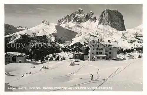 AK / Ansichtskarte Passo_Pordoi Gruppo Sallolungo Passo Pordoi
