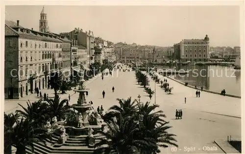 AK / Ansichtskarte Split_Spalato Obala Split_Spalato