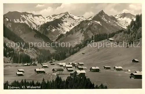 AK / Ansichtskarte Boedmen Panorama Kleinwalsertal Boedmen