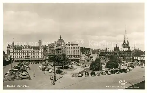 AK / Ansichtskarte Malmoe Stortorget Malmoe