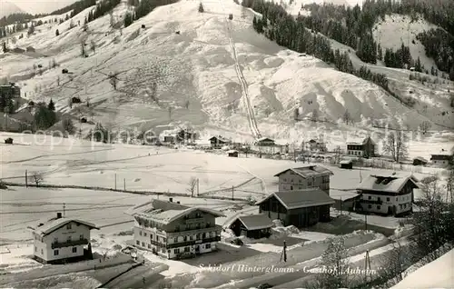 AK / Ansichtskarte Hinterglemm_Saalbach Gasthof Auheim Hinterglemm_Saalbach