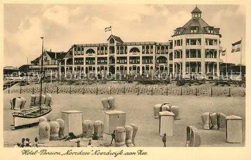 AK / Ansichtskarte Noordwijk_aan_Zee  Hotel Pension Noordzee Noordwijk_aan_Zee 