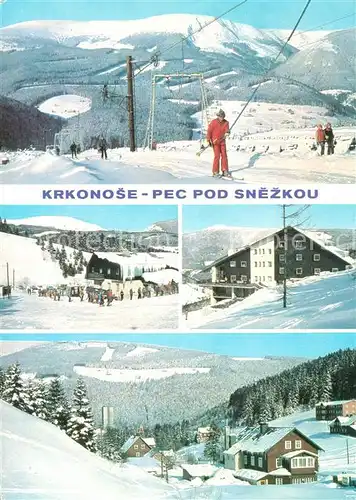 AK / Ansichtskarte Pec_pod_Snezkou Wintersportplatz Riesengebirge Pec_pod_Snezkou