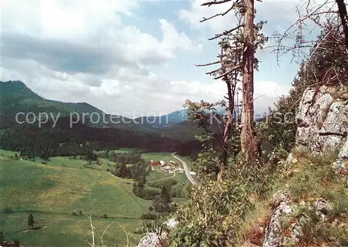 AK / Ansichtskarte Slovensky_Raj Landschaftspanorama Slovensky Raj