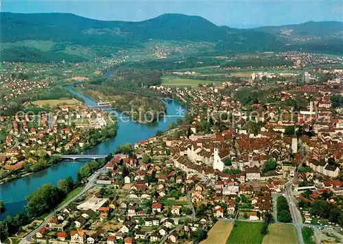 AK / Ansichtskarte Aarau_AG Fliegeraufnahme Aarau_AG