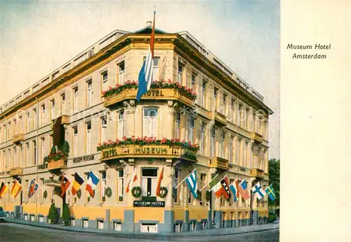 AK / Ansichtskarte Amsterdam_Niederlande Museum Hotel Amsterdam_Niederlande