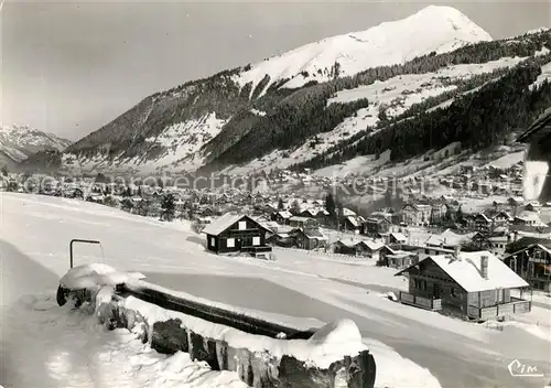 AK / Ansichtskarte Morzine Echappee sur le Village Pointe de Nantaux Morzine