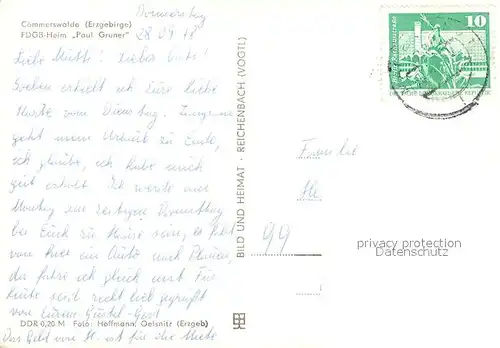 AK / Ansichtskarte Caemmerswalde FDGB Heim Paul Gruner Caemmerswalde