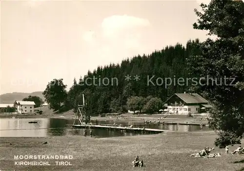 AK / Ansichtskarte Kirchbichl_Tirol Moorstrandbad Kirchbichl Tirol