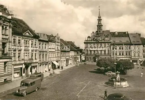 AK / Ansichtskarte Ceska_Lipa Mirove namesti s radnici Ceska_Lipa
