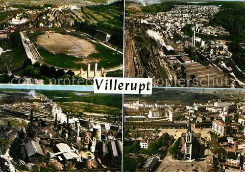 AK / Ansichtskarte Villerupt Stade Sidelor Micheville Usine dAubrives Usine de Micheville l Eglise Villerupt