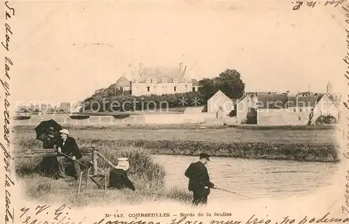 AK / Ansichtskarte Courseulles sur Mer Bord de la Seulles Courseulles sur Mer