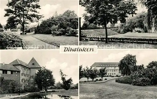 AK / Ansichtskarte Dinslaken Burgtheater Burgkeller Gymnasium Dinslaken