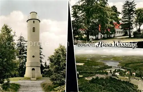 AK / Ansichtskarte Homert Turm Fliegeraufnahme Hotel Haus Wissing Homert