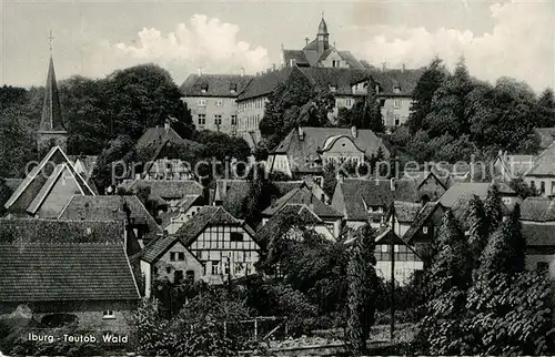 AK / Ansichtskarte Iburg_Teutoburger_Wald Panorama Iburg_Teutoburger_Wald