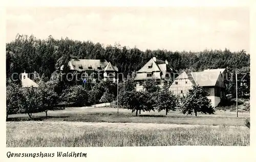 AK / Ansichtskarte oehningen_Bodensee Genesungshaus Waldheim oehningen Bodensee