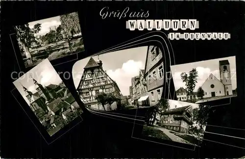 AK / Ansichtskarte Wallduern Kirche Fachwerk Wallduern